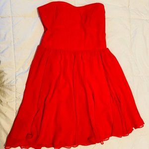 Guess Bright Coral Mini Dress